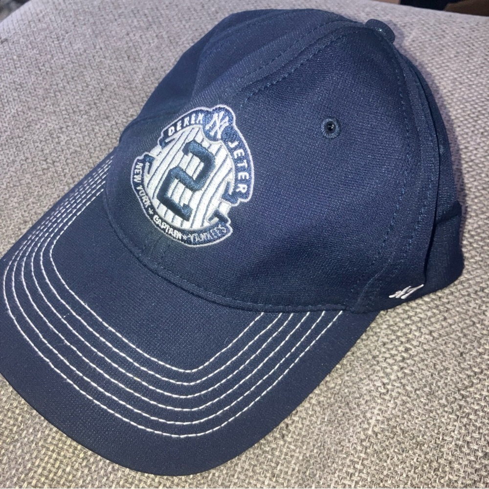Unisex 47 Brand New York Yankees Derek Jeter Baseball Cap One Size Navy Blue